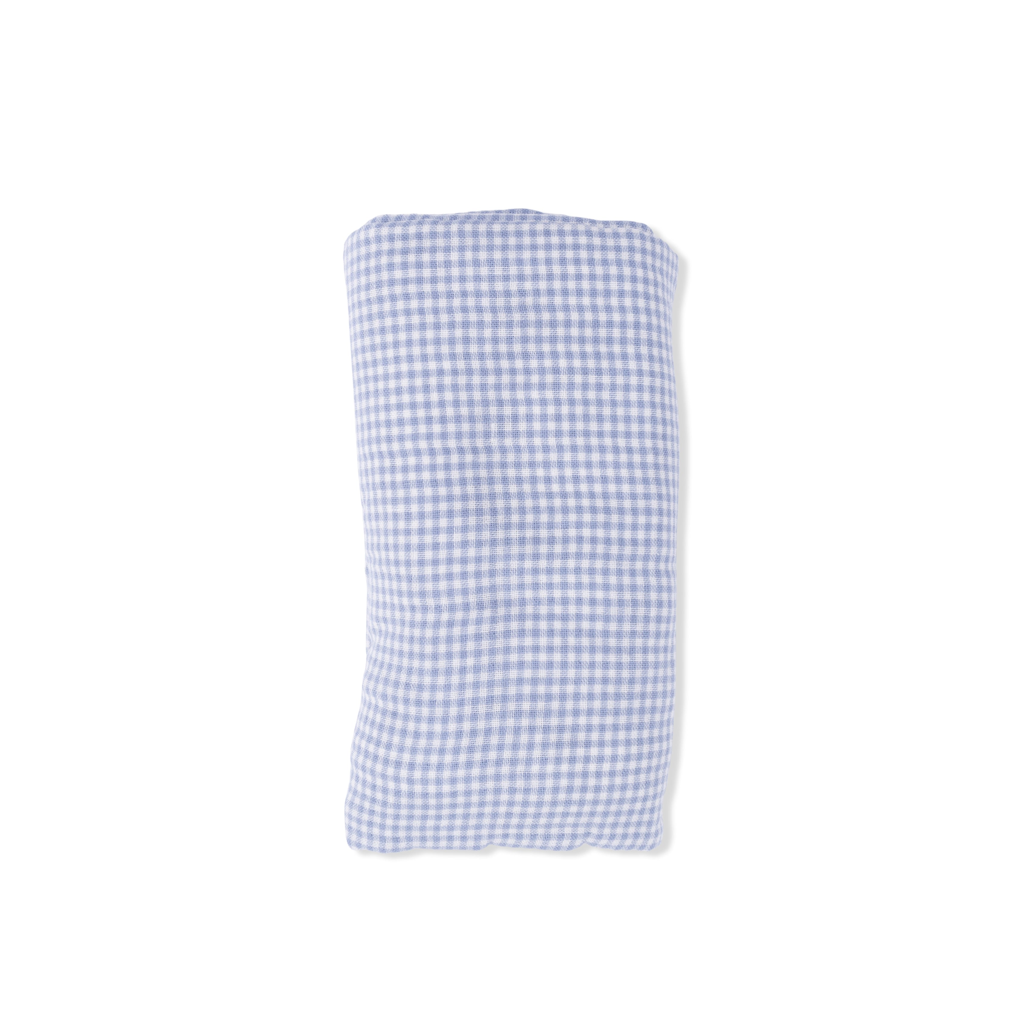 Swaddle Blanket (Micro Gingham Blue Blizzard)