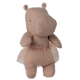 Small Hippo with Skirt (Soft Rose)