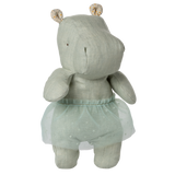 Hippo with Skirt, Small (Mint)