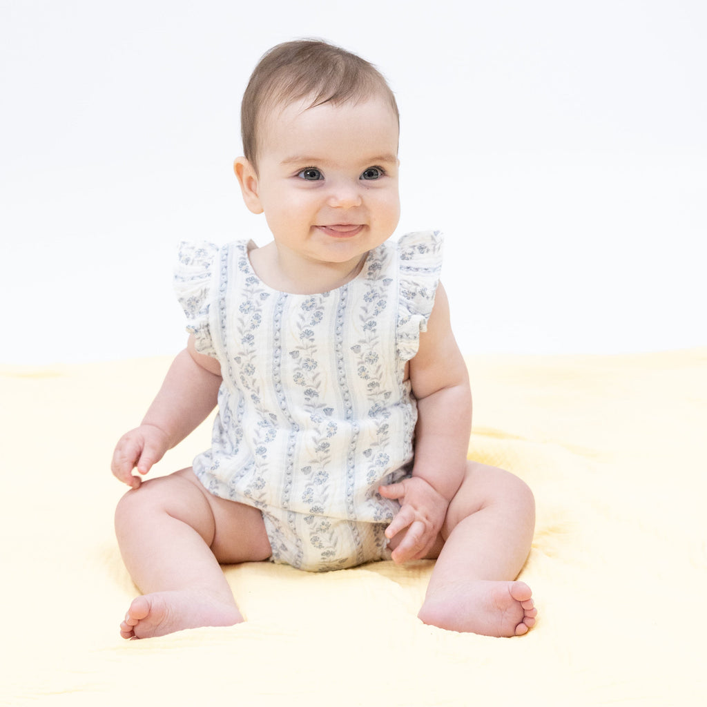 Sunsuit (Kimberly Floral Stripe)