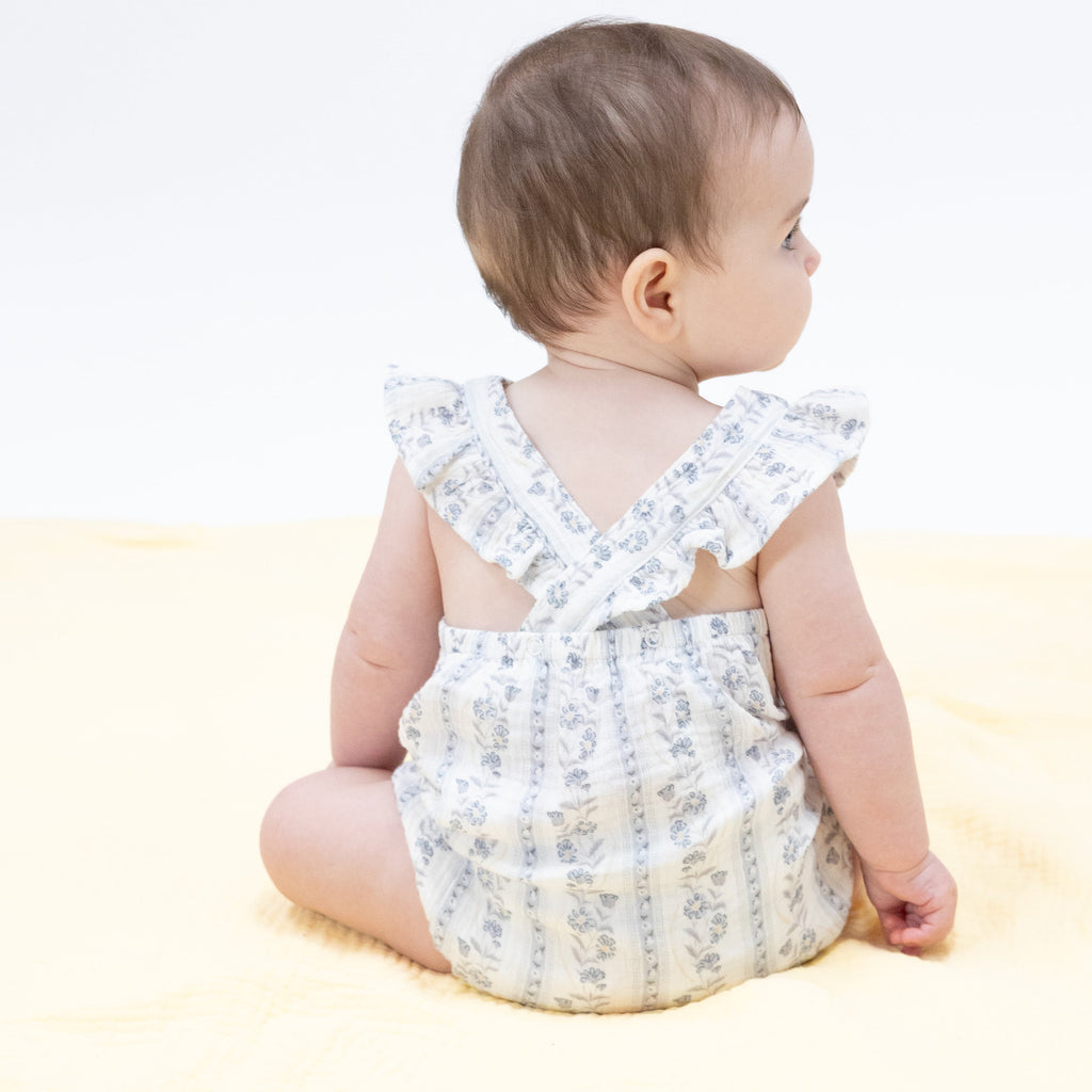 Sunsuit (Kimberly Floral Stripe)