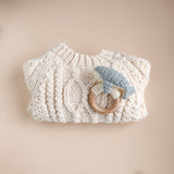 Teether Crochet Rattle (Whale)