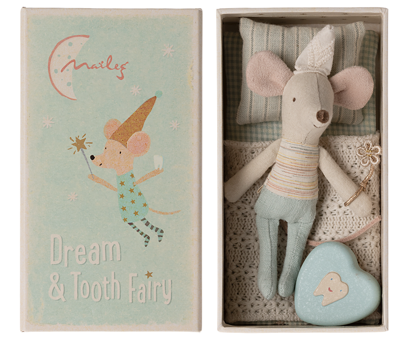 Tooth Fairy Little Brother Mouse in Matchbox