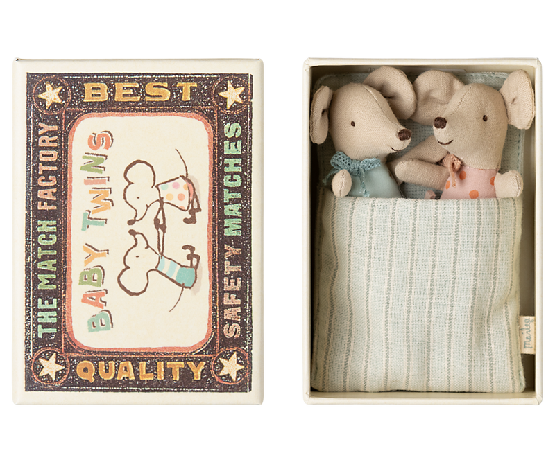 Baby Mice in Matchbox (Twins)