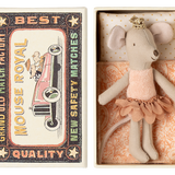 Princess Mouse Little Sister in Matchbox (Peach)
