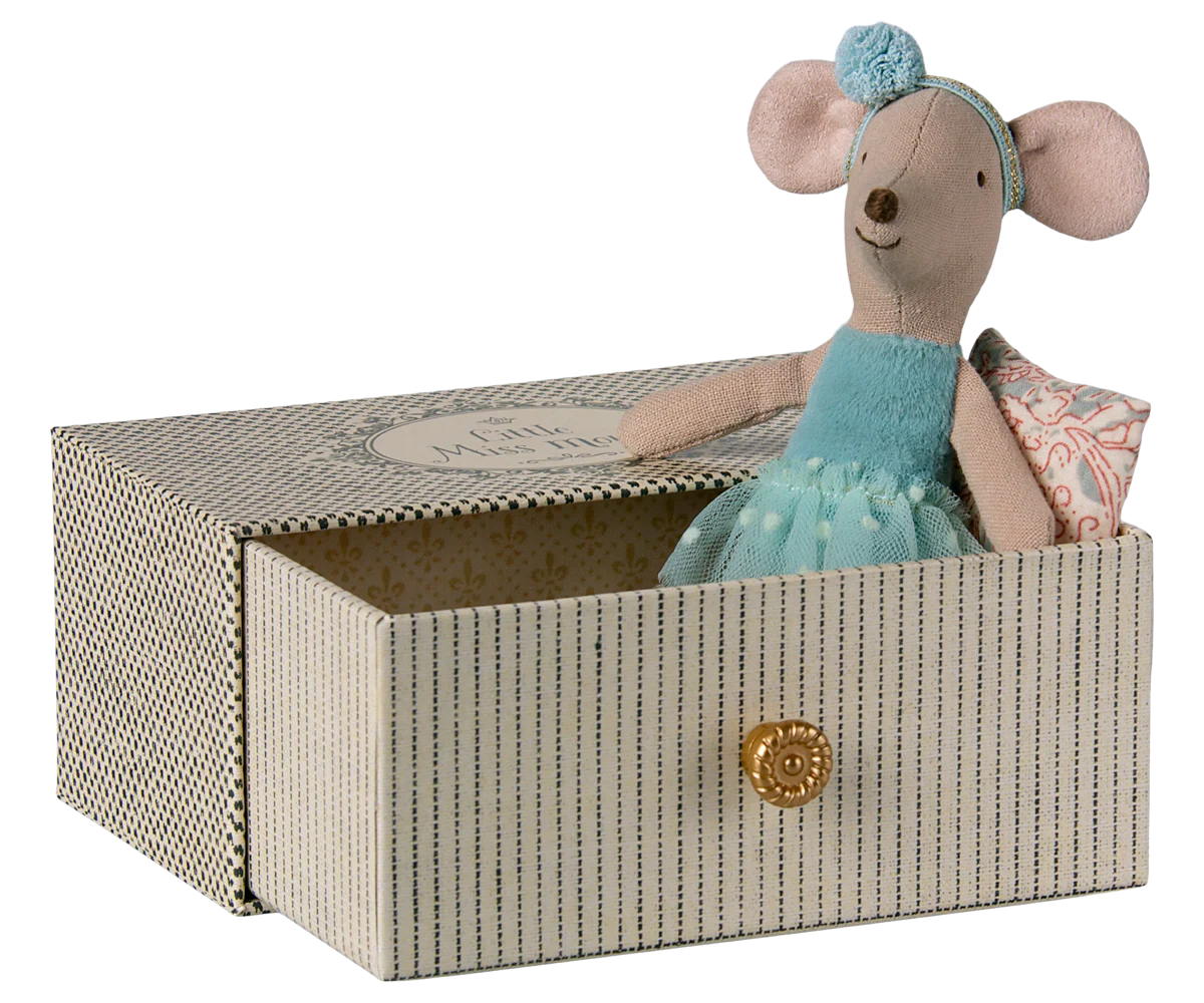 Dance Mouse in Daybed, Little Sister (Blue)