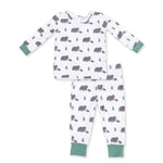 Long Sleeve Loungewear Set (Black Bears)