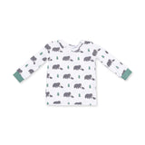 Long Sleeve Loungewear Set (Black Bears)