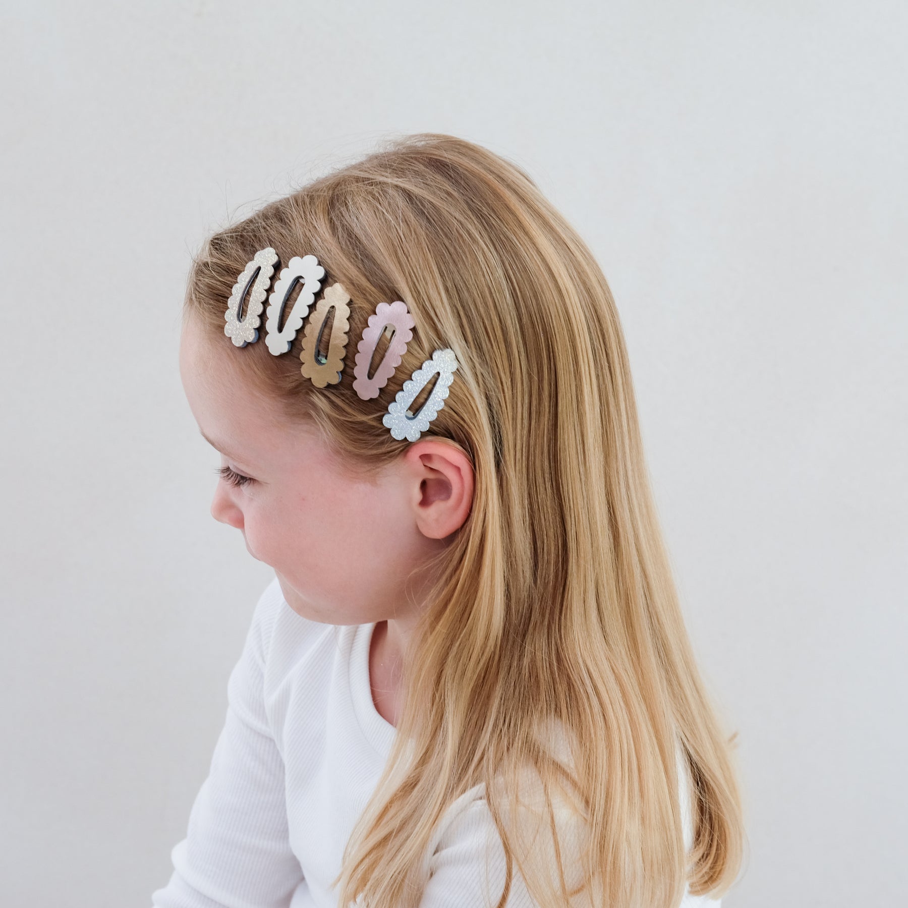 Scallop Mini Clic Clacs (Metallic Multi)