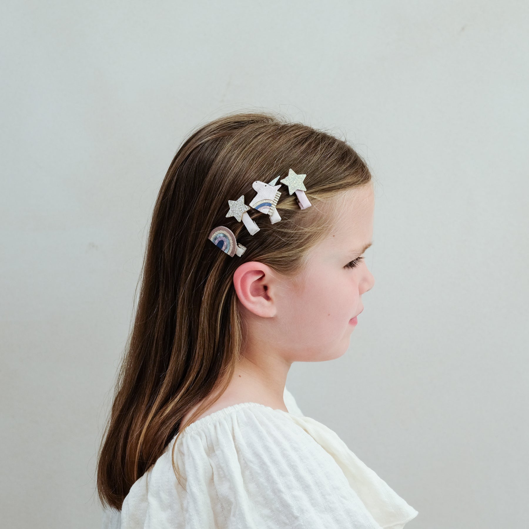 Celeste Unicorn Mini Clips (Pink Multi)