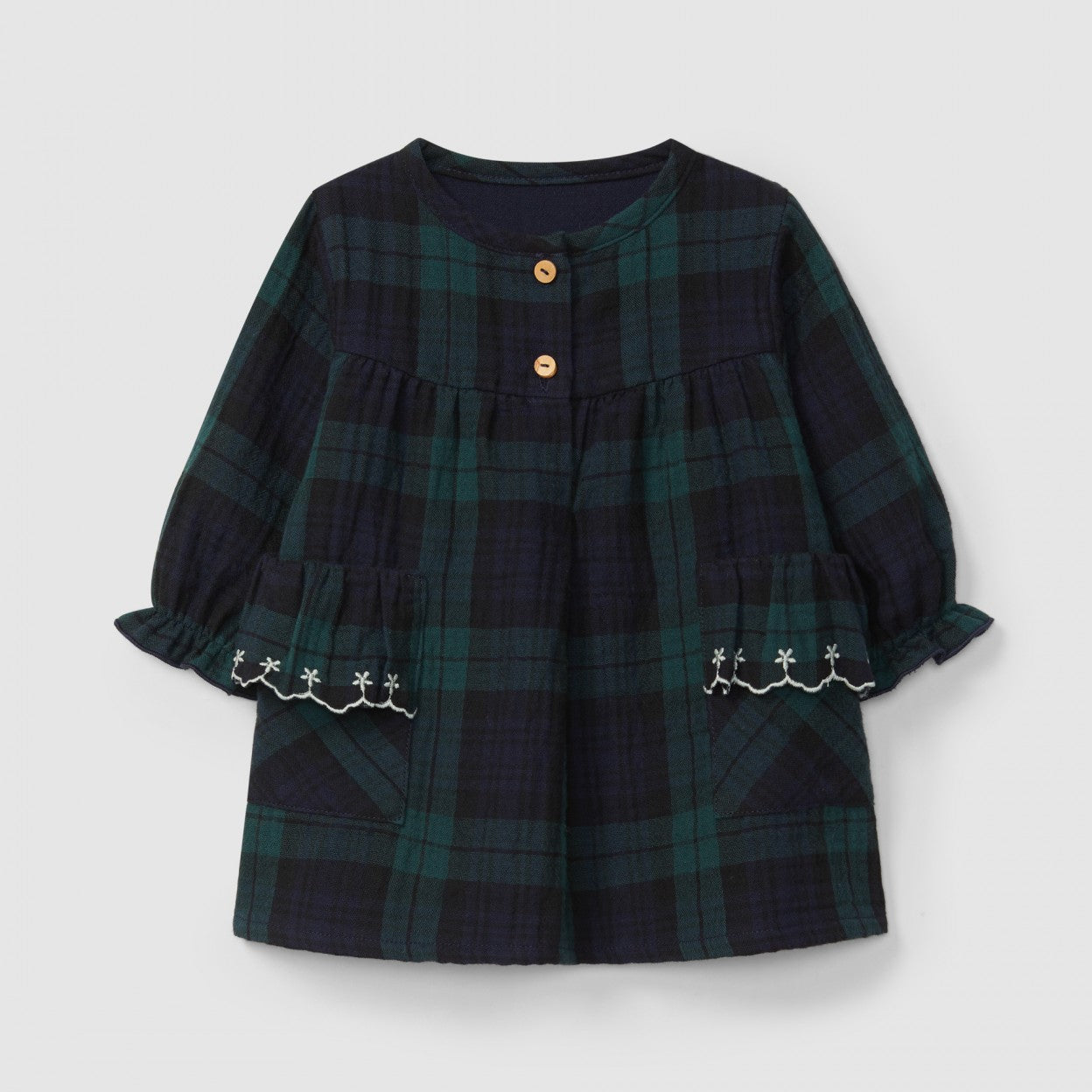 Plaid Dress (Green)