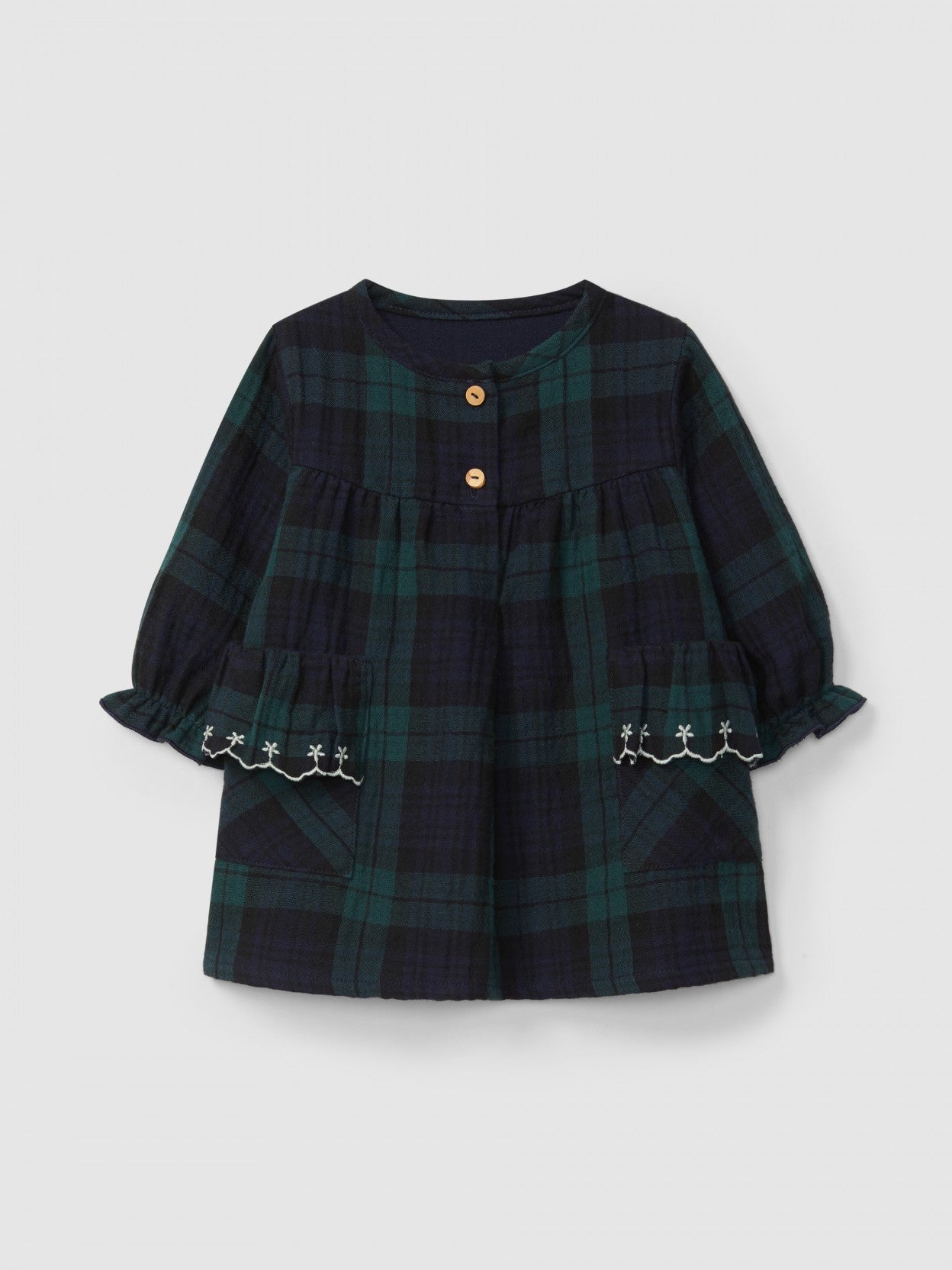Plaid Dress (Green)
