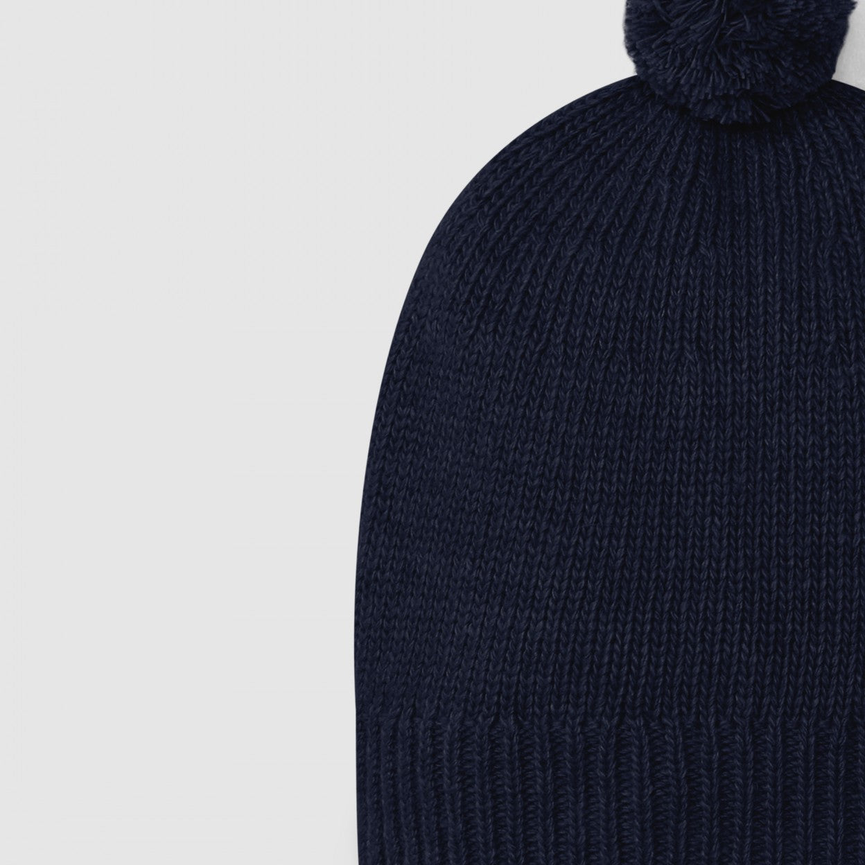 Knitted Hat (Navy Blue)