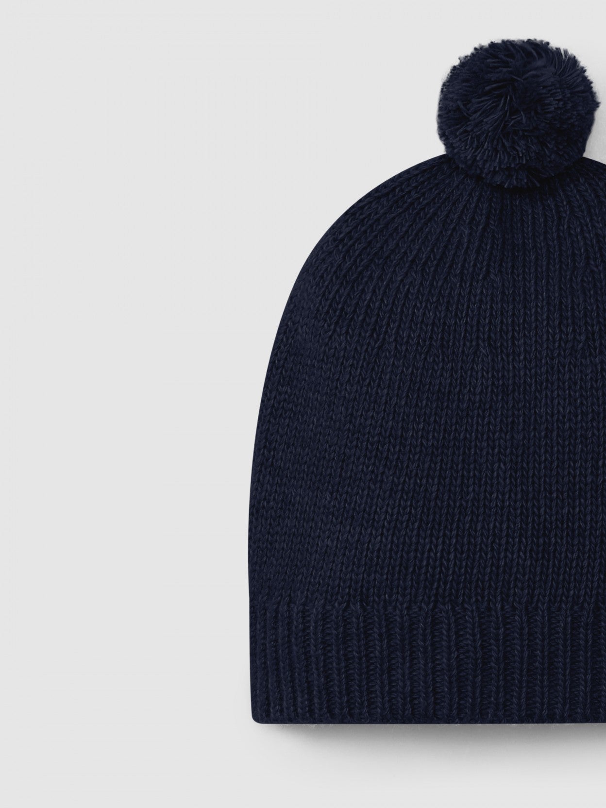 Knitted Hat (Navy Blue)