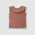 Ruffle Tank Top (Terracotta)