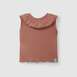Ruffle Tank Top (Terracotta)