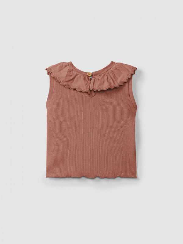 Ruffle Tank Top (Terracotta)