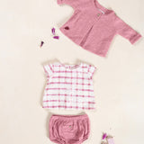 Baby Windowpane Blouse