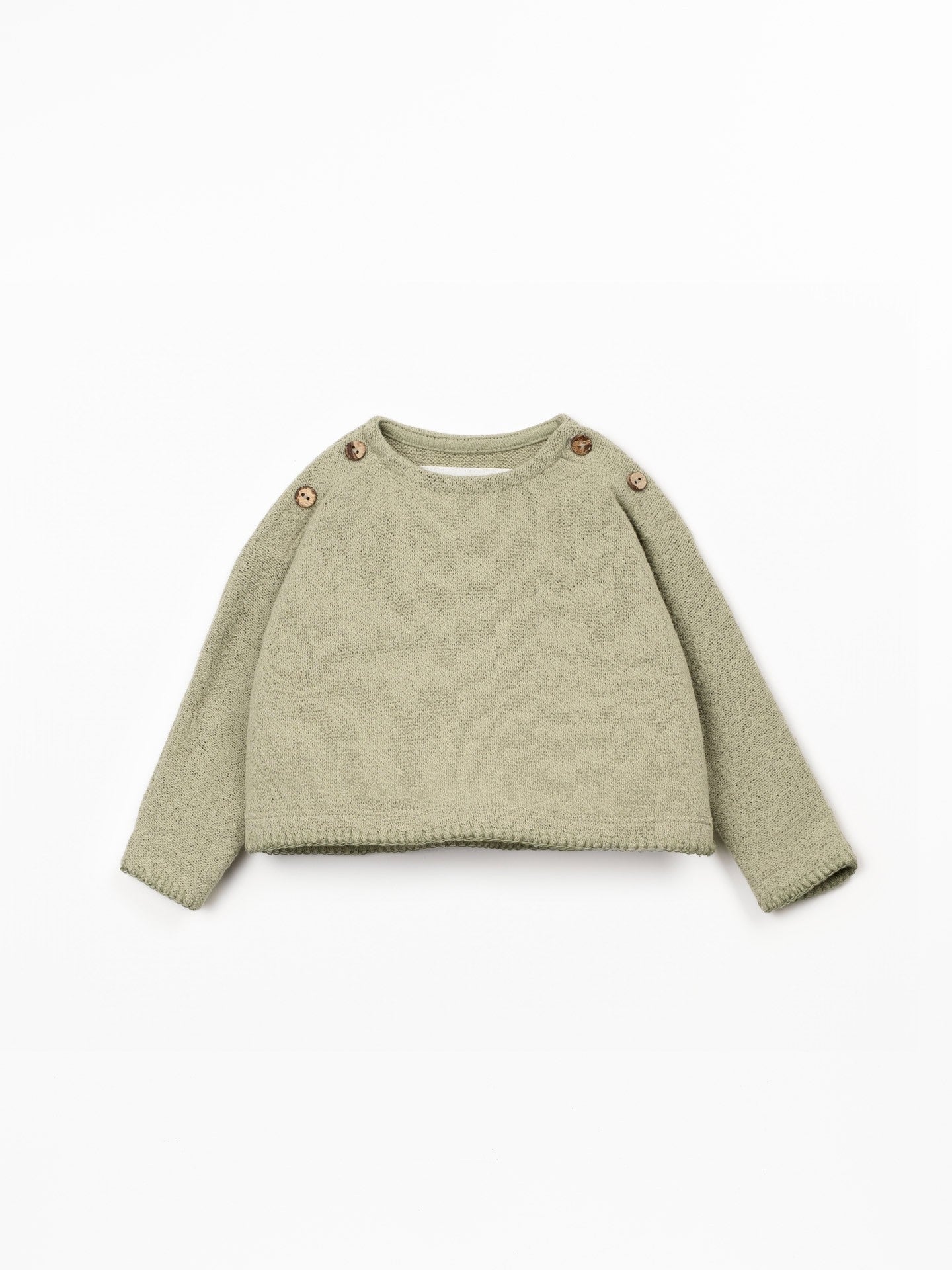 Jersey Newborn Sweater (Khaki Green)