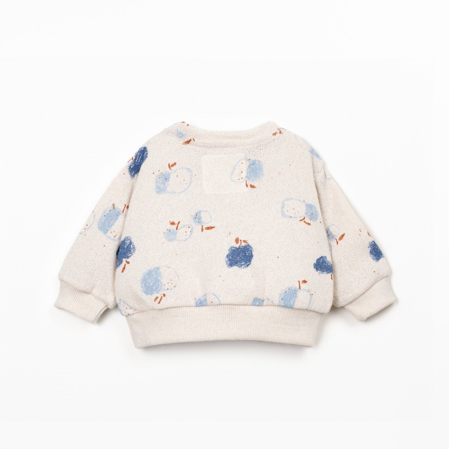 Jersey Baby Sweater (Blue Apples)