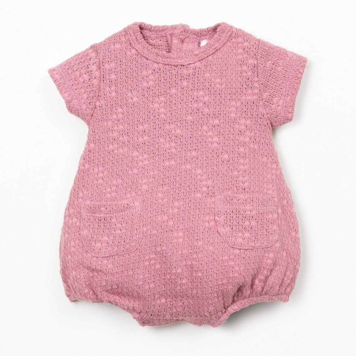 Jersey Bubble Romper (Bubblegum)