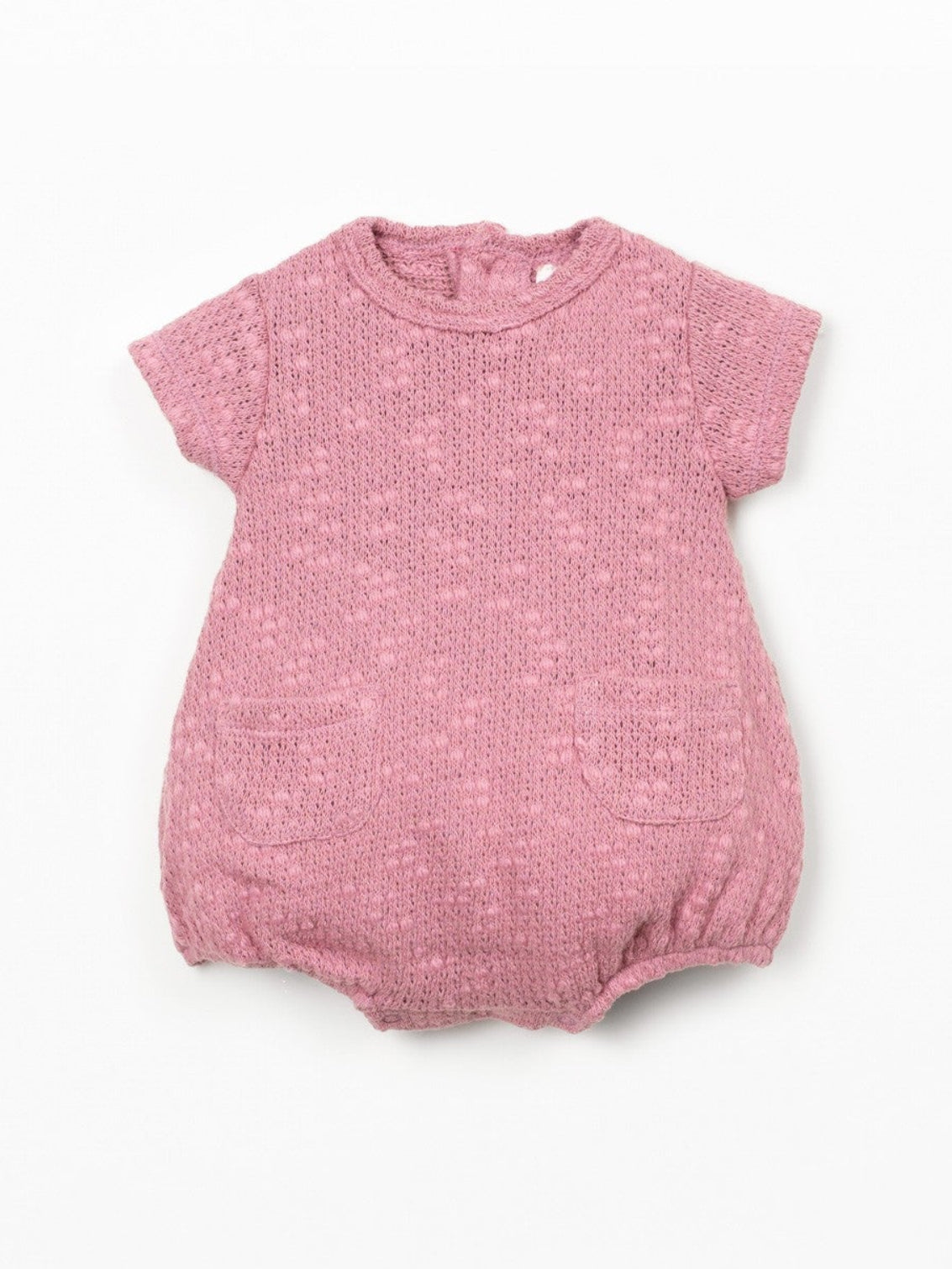 Jersey Bubble Romper (Bubblegum)