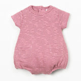Jersey Bubble Romper (Bubblegum)