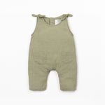 Woven Baby Jumpsuit (Khaki Green)
