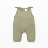 Woven Baby Jumpsuit (Khaki Green)