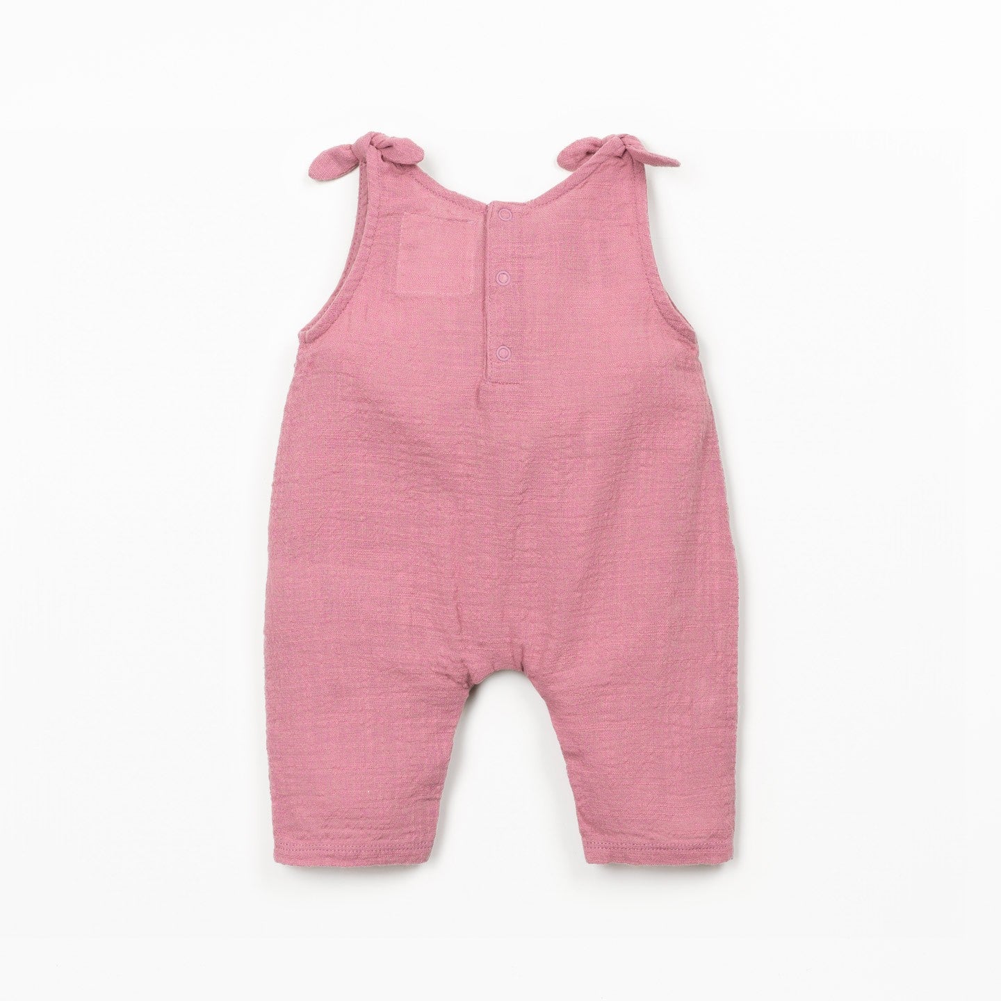 Organic Cotton Jumpsuit (Dark Pink)