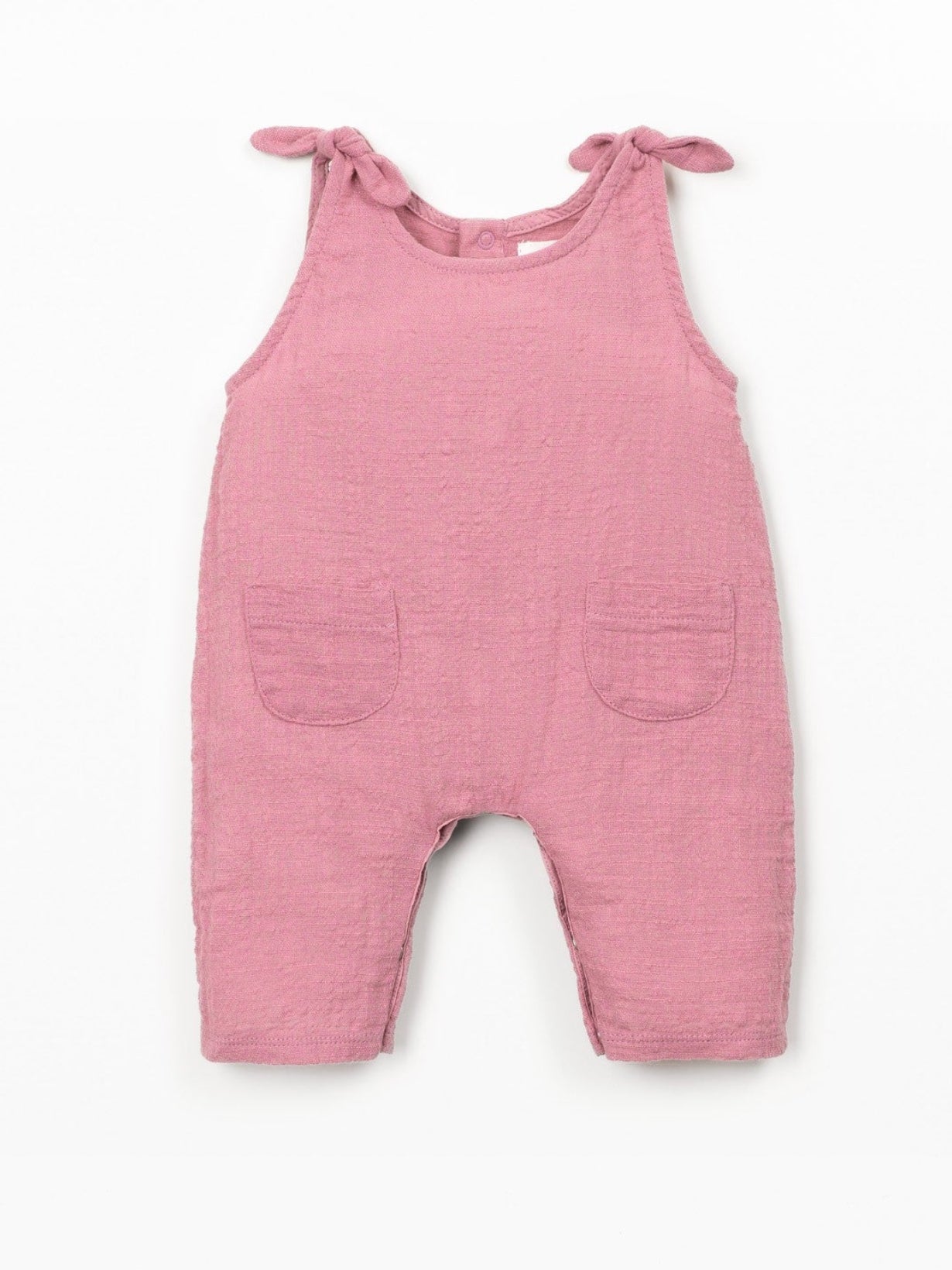 Organic Cotton Jumpsuit (Dark Pink)