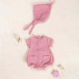 Jersey Bubble Romper (Bubblegum)