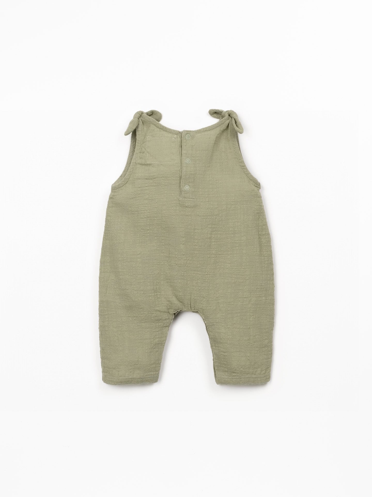 Woven Baby Jumpsuit (Khaki Green)