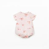 Printed Baby Bubble (Light Pink Suns)