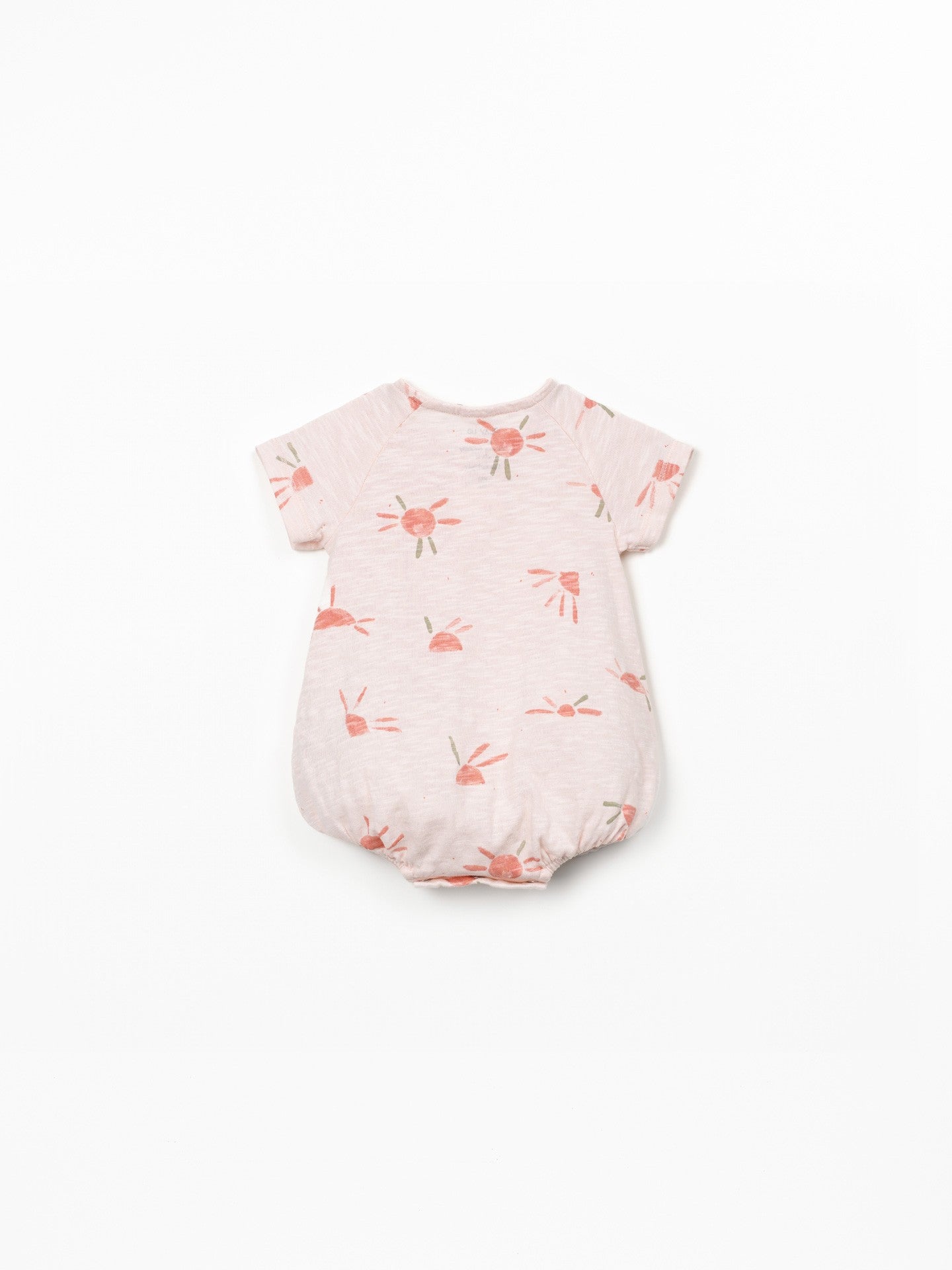 Printed Baby Bubble (Light Pink Suns)