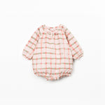 Printed Woven Bubble (Light Pink Windowpane)
