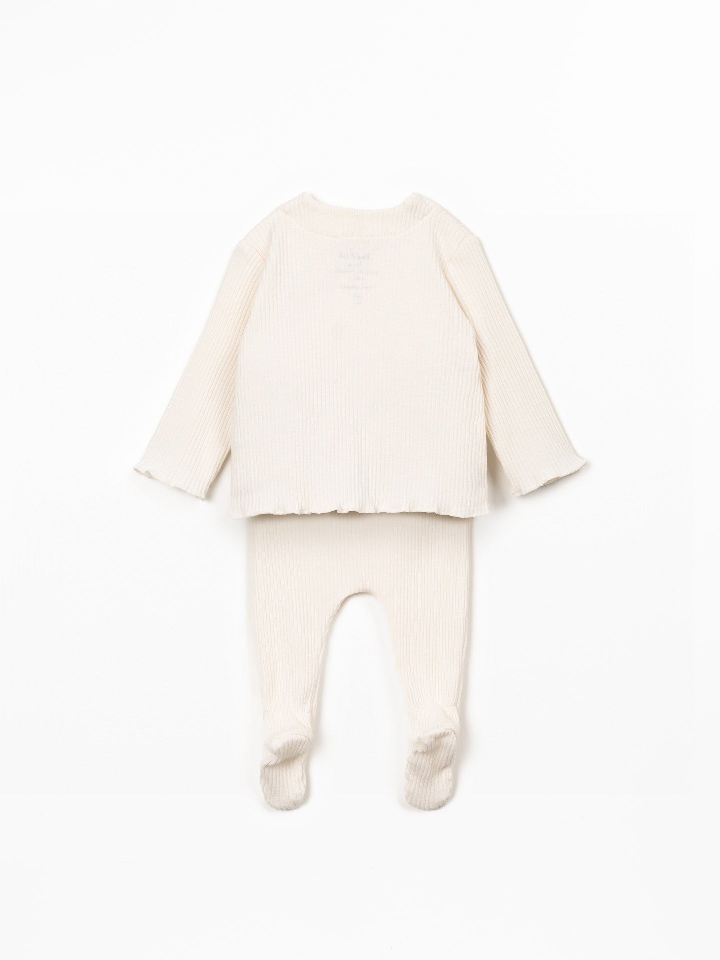 Kimono Ribbed Newborn Set (Ecru)