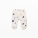 Printed Jersey Pants (Blue Apples)