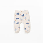Printed Jersey Pants (Blue Apples)