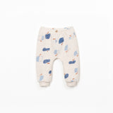Printed Jersey Pants (Blue Apples)