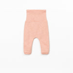 Jersey Roll-Top Baby Leggings (Salmon)