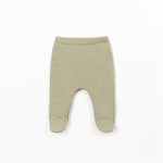 Newborn Pants with Feet (Khaki Green)