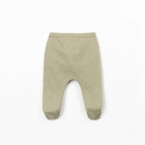 Newborn Pants with Feet (Khaki Green)