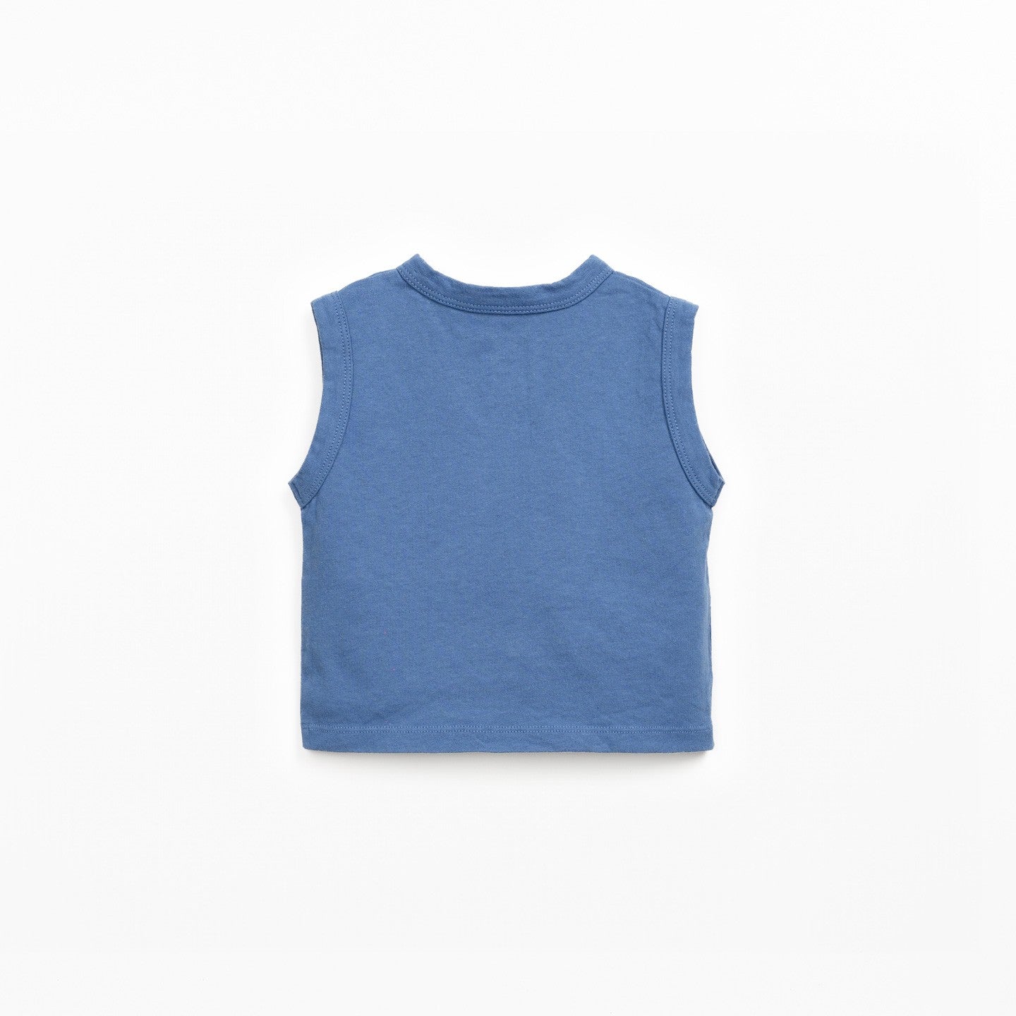 Sleeveless Jersey Tank Top (Dark Blue)