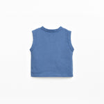 Sleeveless Jersey Tank Top (Dark Blue)
