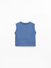 Sleeveless Jersey Tank Top (Dark Blue)