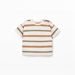 Striped Jersey T-Shirt (Earth Tones)