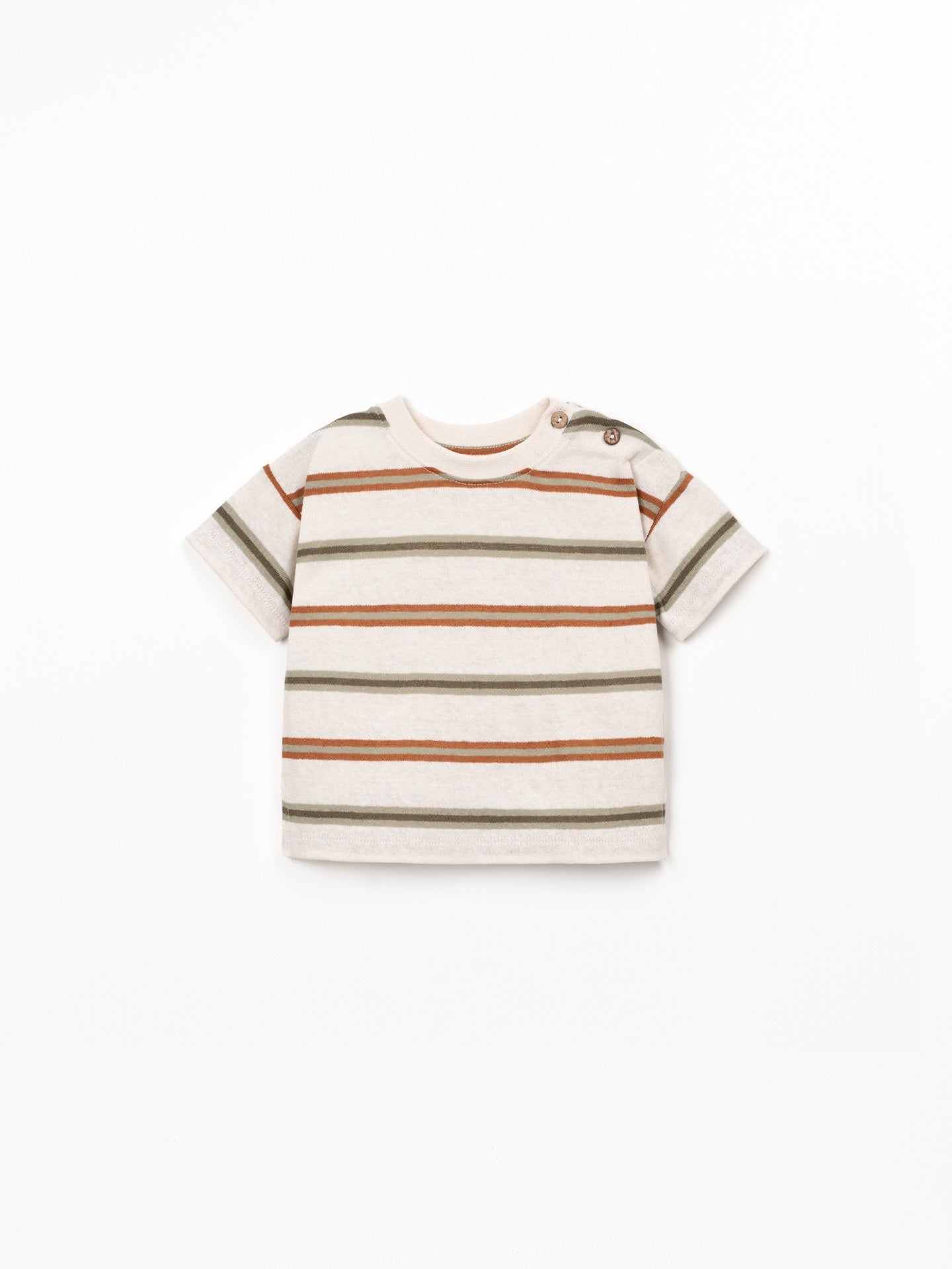 Striped Jersey T-Shirt (Earth Tones)