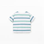 Striped Jersey T-Shirt (Ocean Tones)