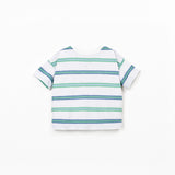 Striped Jersey T-Shirt (Ocean Tones)